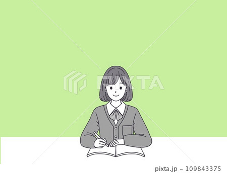 学生のイラスト素材 109843375