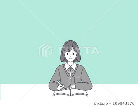 学生のイラスト素材 109843376