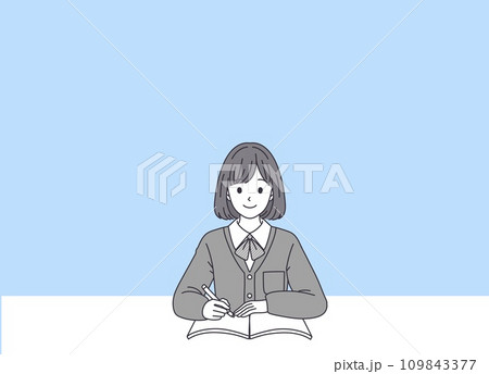 学生のイラスト素材 109843377