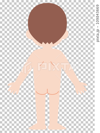 男孩的後視圖,全身 男孩的後視圖,全身 109843669