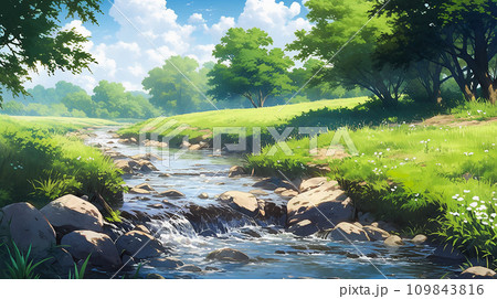 綺麗な自然の風景 綺麗な自然の風景 109843816