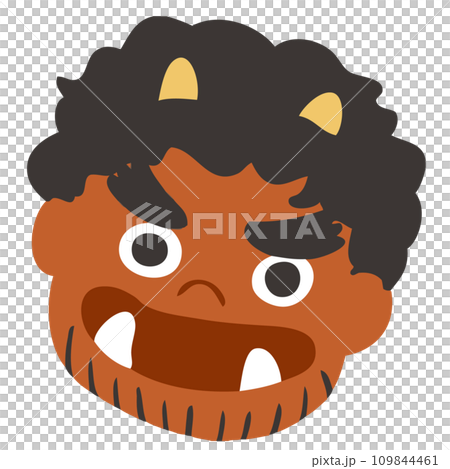 Simple setsubun red demon vector illustration 109844461