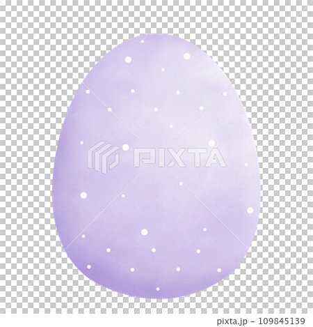 Watercolor Easter egg 109845139