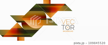 Gradient color triangles and circles on white. Dynamic blend creating captivating visual impact. Geometric background for digital designs, presentations, website banners, social media posts Gradient color triangles and circles on white. Dynamic blend creating captivating visual impact. Geometric background for digital designs, presentations, website banners, social media posts 109845520