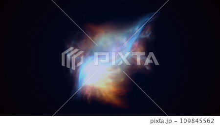 Multicolored energy glowing cosmic magic smoke dust futuristic bright background Multicolored energy glowing cosmic magic smoke dust futuristic bright background 109845562