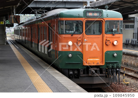 赤穂線115系湘南色（播州赤穂発総社行） 109845950