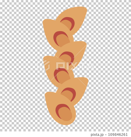 bacon epi bread illustration bacon epi bread illustration 109846261