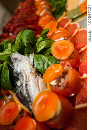 Mediterranean Cuisine Assortment 109847229