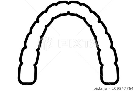 歯科:歯並びの矯正で使う矯正器具、マウスピース 歯科:歯並びの矯正で使う矯正器具、マウスピース 109847764