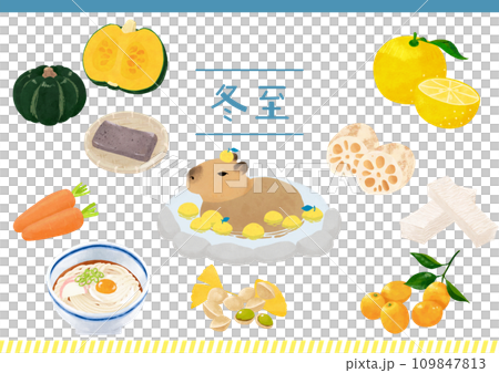 winter solstice illustration 109847813