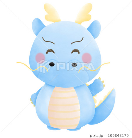 blue dragon in new year 2024 109848179