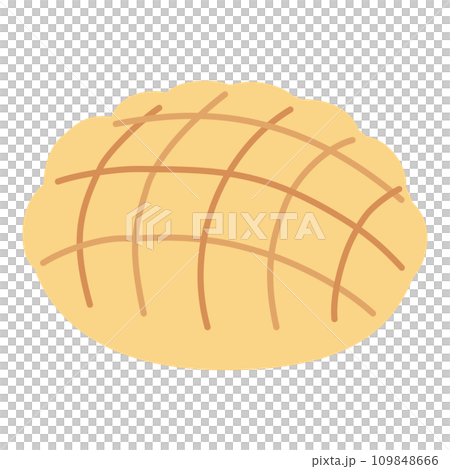 メロンパンのイラスト 109848666