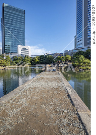 旧芝離宮恩賜庭園西湖の堤 109848907