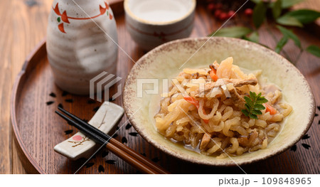 家庭料理　切り干し大根の煮物 109848965