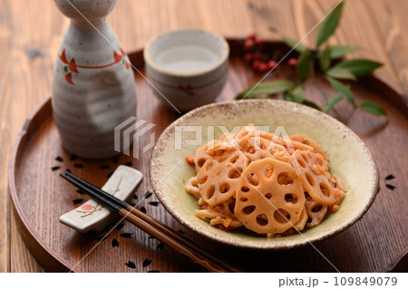 家庭料理 蓮根きんぴら 家庭料理 蓮根きんぴら 109849079