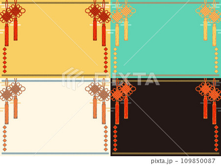 チャイナ房飾りフレームセット 109850087