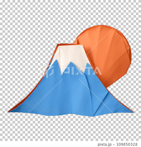 摺紙富士山和第一個日出 摺紙富士山和第一個日出 109850328