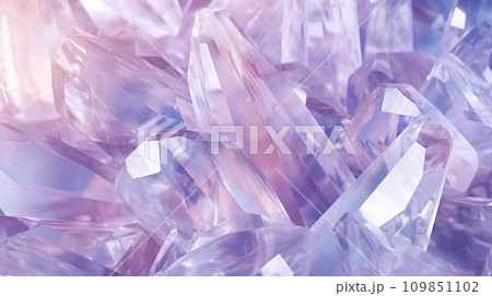 クリスタルのイメージ。AI生成画像 クリスタルのイメージ。AI生成画像 109851102