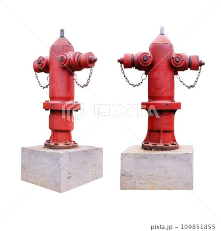 Set of fire hydrant Set of fire hydrant 109851855
