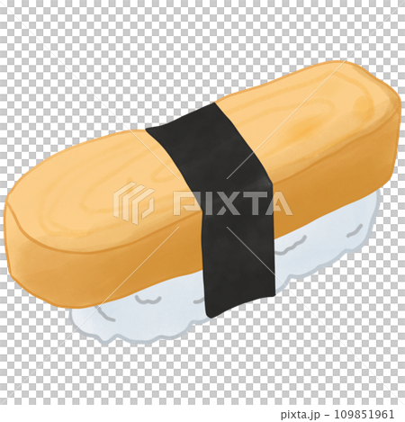 japanese sushi sweet egg 109851961