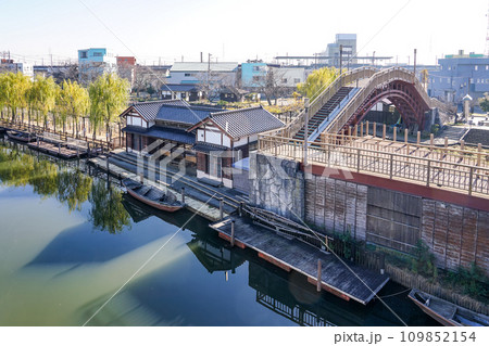 水郷潮来あやめ園　ろ舟遊覧船（茨城県潮来市） 109852154