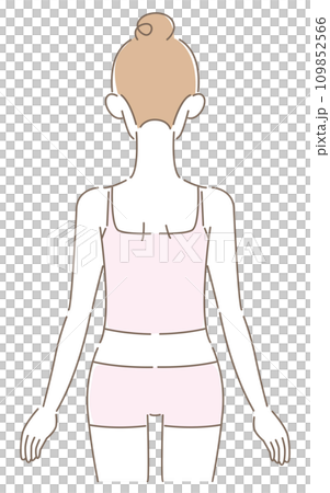 女素體背部（粉紅色） 109852566