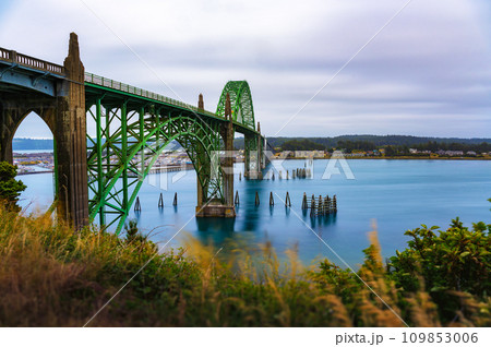 Yaquina Bay Bridge in Newport, Oregon Yaquina Bay Bridge in Newport, Oregon 109853006
