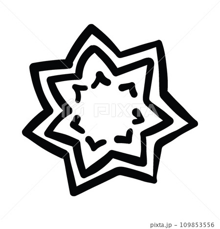 Mandala ornament doodle Mandala ornament doodle 109853556