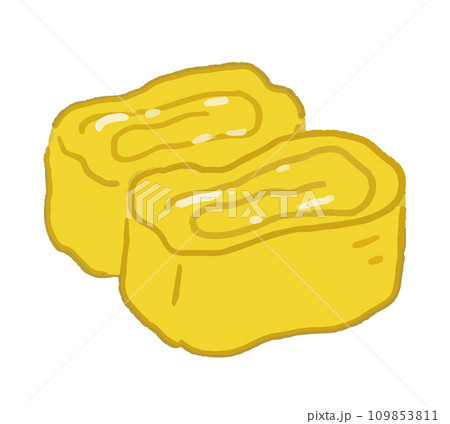 お弁当のおかずイラスト 玉子焼き お弁当のおかずイラスト 玉子焼き 109853811
