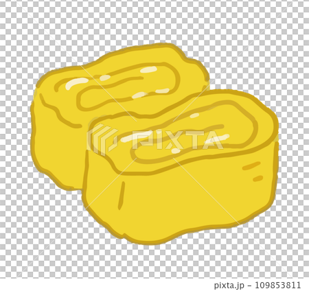 Lunch box side dish illustration Tamagoyaki 109853811