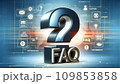 Q&A：質問と回答のシンボル 109853858