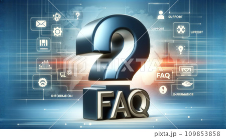 Q&A：質問と回答のシンボル 109853858