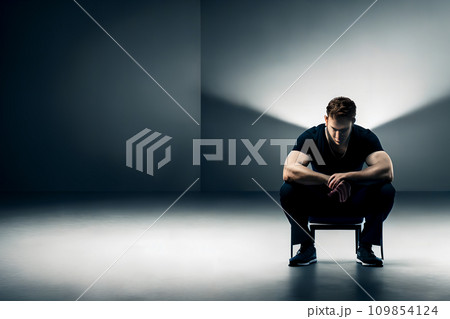 考える男 どちらかというとネガティブ 5 考える男 どちらかというとネガティブ 5 109854124