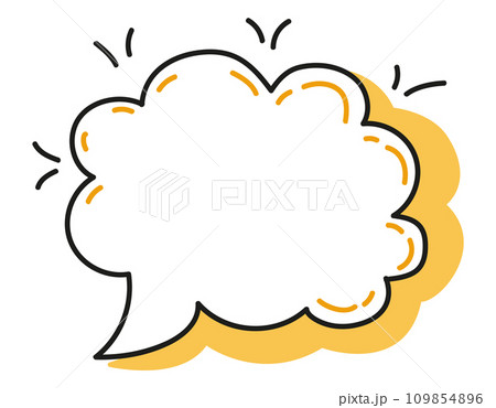 Journal doodle icon. Hand drawn banner or element for notebook, diary and planner. Doodle scribble style. Vector illustration 109854896