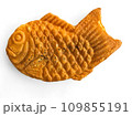 シンプルな白い背景素材たい焼き 109855191