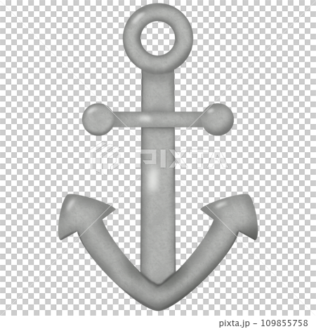 anchor on white background 109855758