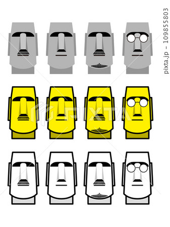 モアイのイラスト モアイのイラスト 109855803