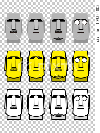 モアイのイラスト モアイのイラスト 109855803