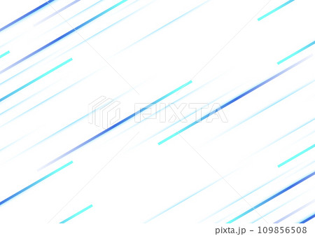青の抽象ライン白背景 109856508
