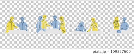 set of people meeting 109857600