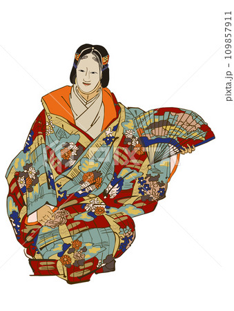 能　月岡耕漁　能楽百番　「千手」 109857911