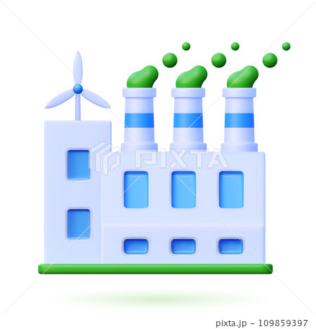 3d factory vector icon. 109859397