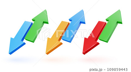 3d arrow icon 109859443