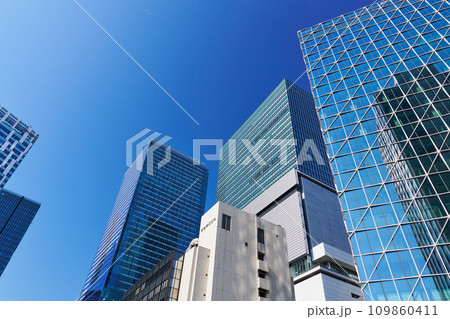 東京　渋谷駅周辺のオフィス街 109860411
