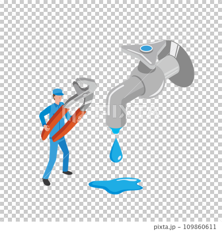 水道の水漏れ修理 水道の水漏れ修理 109860611