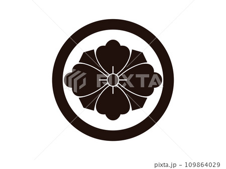 丸に剣花菱 109864029