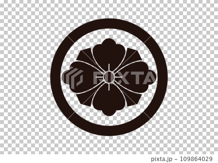 丸に剣花菱 109864029