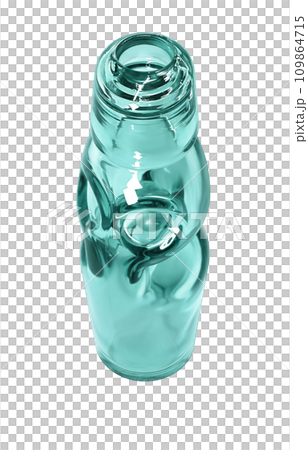 Ramune 瓶插圖逼真 109864715