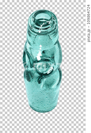 ラムネ瓶のイラスト リアル 109864724
