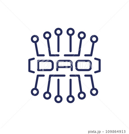DAO icon, Decentralized Autonomous Organisation 109864913